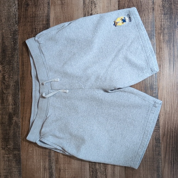 Polo Ralph Lauren Polo Bear Fleece Shorts Size XL In Heathered Gray - Picture 1 of 8
